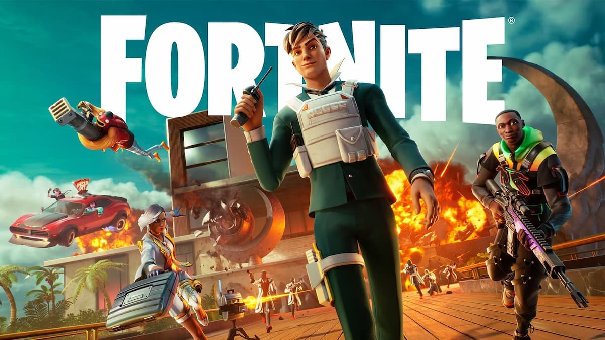 Fortnite heist feature with explosions